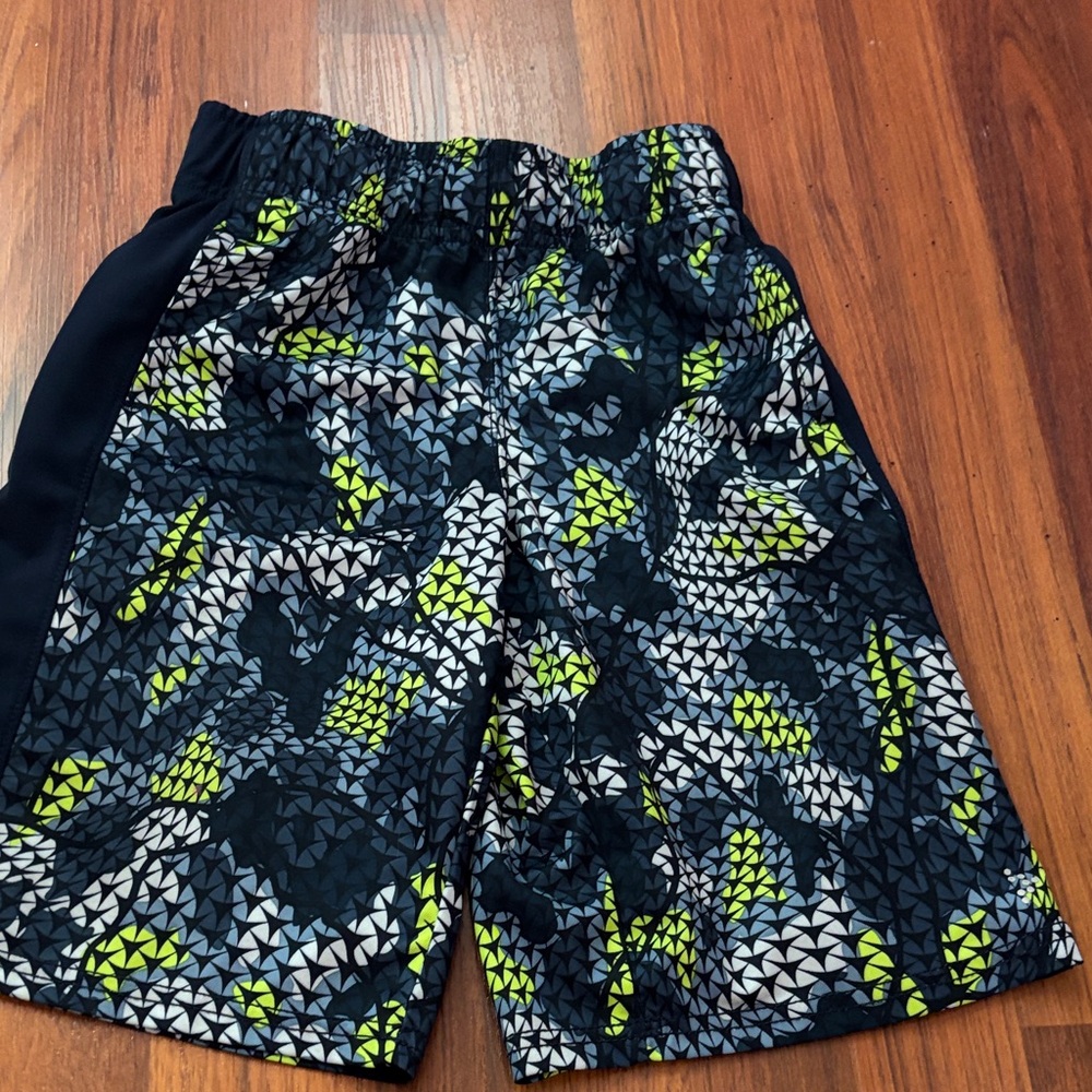 Gymboree Men's Athletic Shorts - Black, Gray, and Yellow